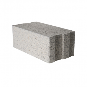 Fibo Efekt keramzīta bloki ar gropes savienojumu, 5MPa, 250x480x185mm, 1.42m3 (palete)