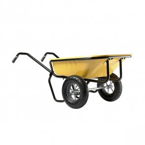 Haemmerlin Cargo Twin Тачка, 2 пневматических колеса, жёлтая 160L