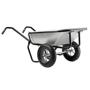 Haemmerlin Cargo Twin Excellium Ķerra, 2 pneimatiski riteņi, cinkota, 160L