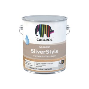 Caparol Capadur SilverStyle Эффективная лазурь с металлическим блеском для создания высококачественного дизайна деревянных поверхностей 0.75L
