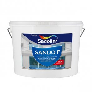 Sadolin Sando F Stipri matēta krāsa fasadēm un cokoliem BW 10L