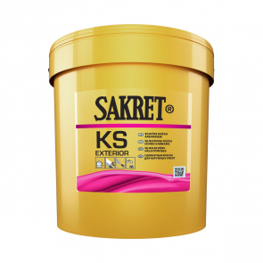 Sakret KS Exterior Silikātkrāsa (A Bāze), 0.9L