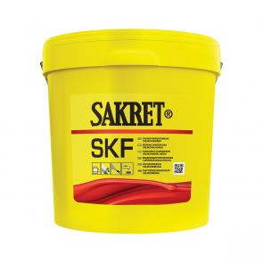 Sakret SKF Silikona krāsa ārdarbiem (A bāze), 0.9L