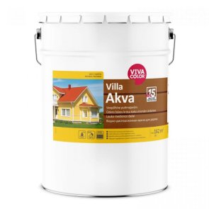 Vivacolor Villa Akva Ūdens bāzes krāsa koka virsmām ārdarbos, matēta, bāze A, 18L