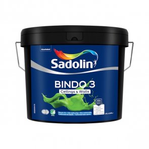 Sadolin Bindo 3 Dziļi matēta krāsa sienām un griestiem BW 15L