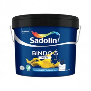 Sadolin Bindo 5 Dziļi matēta krāsa sienām BW 9L