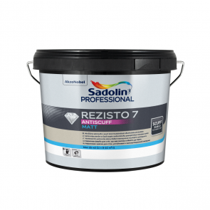 Sadolin Professional Rezisto 7 Antiscuff Matēta krāsa sienām BW 2.5L