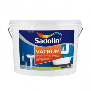 Sadolin Vatrum Mitrumizturīga krāsa sienām, pusmatēta BW 10L