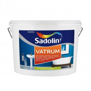 Sadolin Vatrum Влагостойкая краска для стен, полуматовая BW 10L