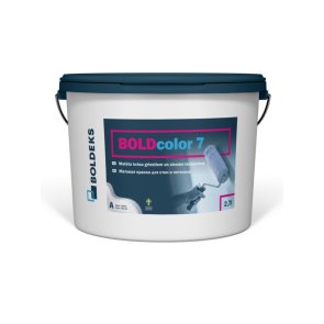 BOLDcolor 7 A Краска для потолка и стен , matēta 2.5L