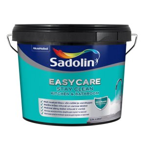 Sadolin Easycare Kitchen & Bathroom Krāsa sienām virtuvē un vannas istabā, BW 2.5L