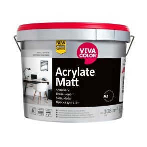 Vivacolor Acrylate Matt A Влагостойкая краска для стен , matēta 9L
