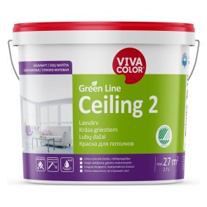 Vivacolor Ceiling 2 A Краска для потолка , dziļi matēta 2.7L