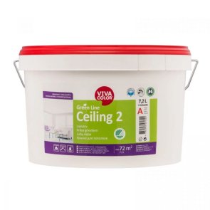 Vivacolor Ceiling 2 A Краска для потолка , dziļi matēta 7.2L
