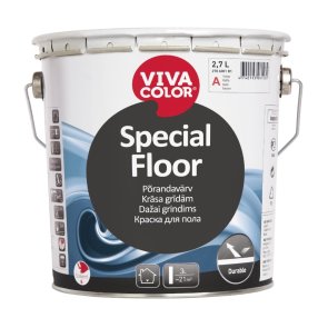 Vivacolor Special Floor Grīdas krāsa, spīdīga, bāze A, 2,7L