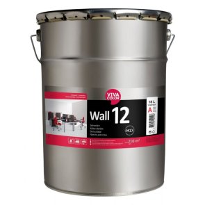 Vivacolor Wall 12 A Sienas krāsa, pusmatēta, 18L