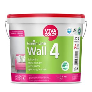 Vivacolor Wall 4 A Краска для стен , pilnīgi matēta 2.7L