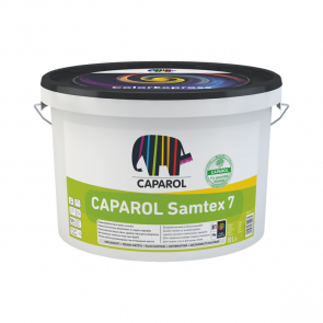 Caparol Samtex 7 Латексная краска для стен и потолков, шелковистая матовая B1 2.5L