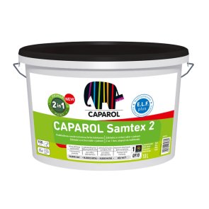 Caparol Samtex 2 Gruntskrāsa un griestu krāsa, dziļi matēta, B1, 2.5L