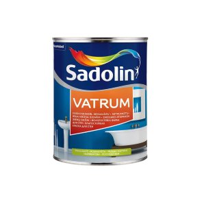 Sadolin Vatrum Влагостойкая краска для стен, полуматовая BW 1L
