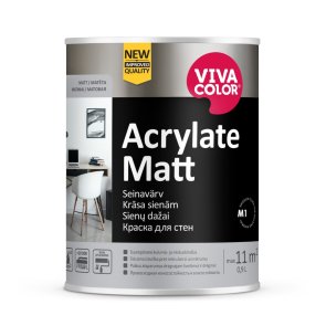 Vivacolor Acrylate Matt A Влагостойкая краска для стен , matēta 0.9L