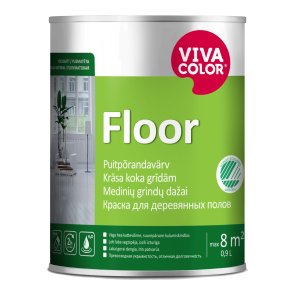 Vivacolor Floor Krāsa koka grīdām, pusmatēta, bāze A, 0,9L