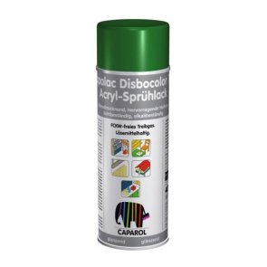 Caparol Capalac 781 Disbocolor Emaljas metāla krāsas aerosols, zīdaini matēta 0.4L Zaļš RAL6002