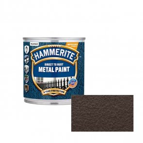 Hammerite Hammered Āmurkaluma aizsargkrāsa metāla virsmām, brūna 0.25L 