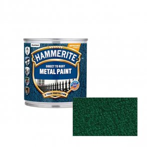Hammerite Hammered Metāla aizsargkrāsa, āmurkaluma virsma, tumši zaļa 0.25L