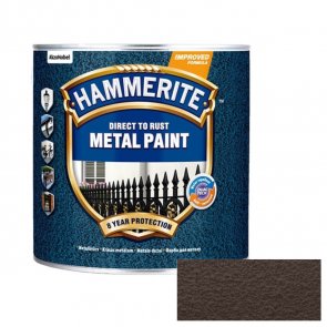 Hammerite Hammered Metāla aizsargkrāsa, āmurkaluma virsma, brūna 2.5L