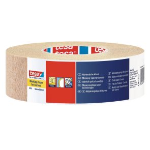 Tesa Masking Tape for Curves Малярная лента для изогнутых краев , 19mm x 25m