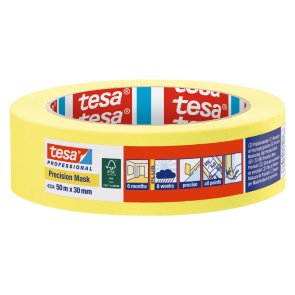 Tesa Precision Mask Малярная лента для внутренних работ, желтая , 30mm x 50m