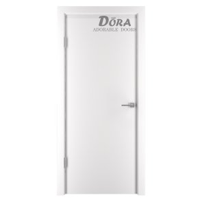 Dora Standart D27, белая эмаль, комплект окрашенной двери – полотно, коробка, 2 петли , G60x200cm