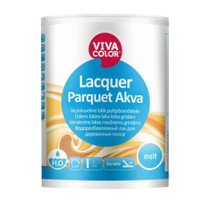 Vivacolor Lacquer Parquet Akva Ūdens bāzes laka koka grīdām, matēta, 1L