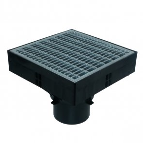 Aco Self XtraPoint Трап с решеткой, B125 Aco Self XtraPoint Traps ar cinkota tērauda režģi, B125, 250x250x200mm