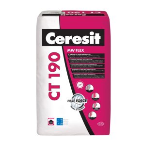 Ceresit CT 190 MW Flex Клеящий и армирующий раствор для минеральной ваты (Wool) 25kg