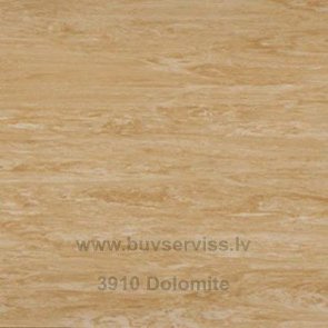 Polyflor Dolomite 3910 2m plat., <br>2.00mm aizsargslānis, <br>linolejs PVH Brūngans <b>(garums cm)