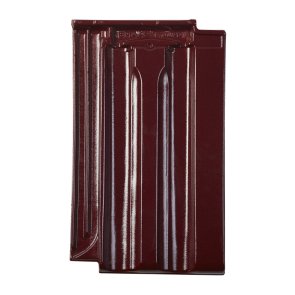 Monier Granat 13V Māla rindu dakstiņš, glazēts, ķiršsarkans