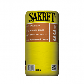 Sakret QS Kvarca smiltis 0-0.5mm, 25kg