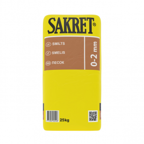 Sakret SM Smilts, frakcija 0-2mm, 25kg