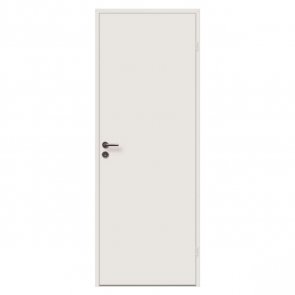 Jeldwen Easy MDF дверь, белая, гладкий комплект межкомнатной двери с фальцем Jeldwen Easy 62.5x204 cm, Baltas, gluds iekšdurvju komplekts ar pārfalci