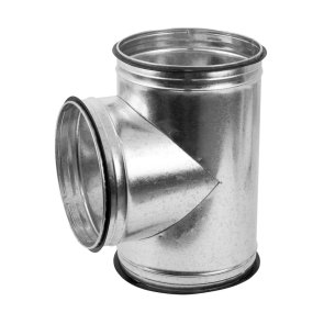 Europlast Тройник металлический, с резинками и уплотнителями TCP Ø150-150mm