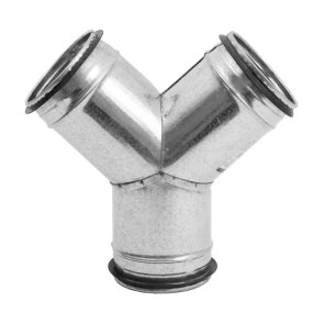 Europlast Y-образный тройник с резинками 100/100/100mm-45°