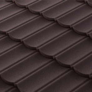 Metrotile Bond Металлическая черепица с каменной крошкой , 1330x415mm, brown