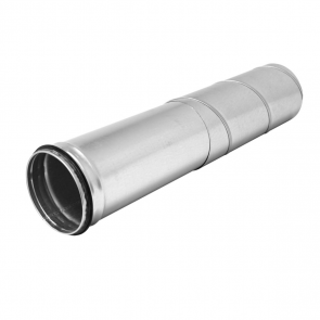 Europlast Телескопический витой воздуховод металлический Ø125mm, 0.3-0.55m