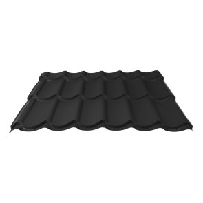 Toode Dakstiņprofils PURAL BT MATT metāla jumta segums, Z350, 0.50mm, RR33/Melns