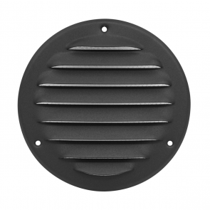 Europlast Решетка металлическая круглая Ø100mm, antracīts