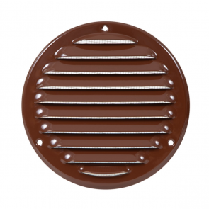 Europlast Решетка металлическая круглая Ø125mm, brūna