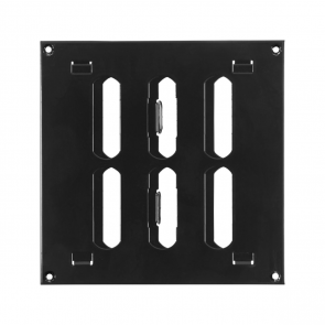 Europlast Решетка металлическая регулируемая 150x150mm, melna