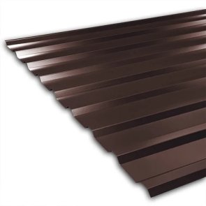 Balex Metal BP20B Trapecveida skārda loksne, 0.45mm, 2500x1100mm, 8017/ Šokolādes brūna